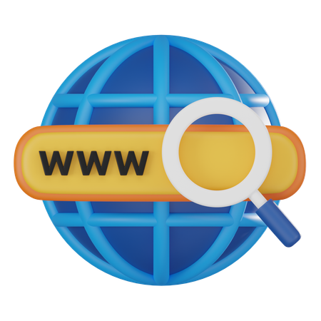 World Wide Web  3D Icon