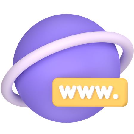 World wide web  3D Icon