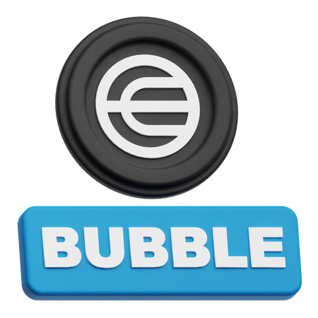 Worldcoin Bubble  3D Icon