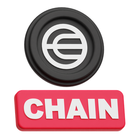 Worldcoin Chain  3D Icon
