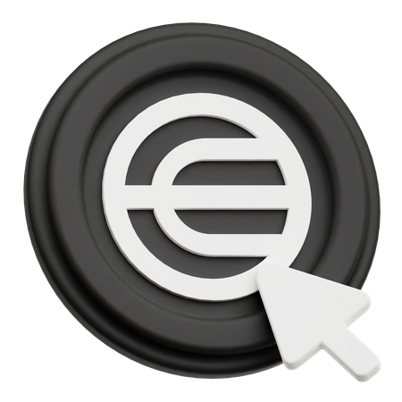Worldcoin Click  3D Icon