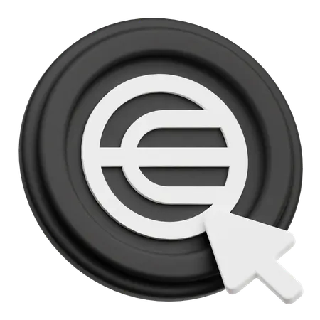 Worldcoin Click  3D Icon