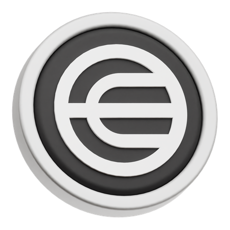 Worldcoin Coin  3D Icon