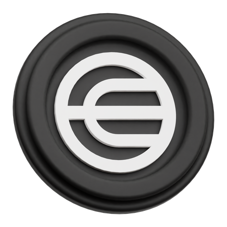 Worldcoin Coin  3D Icon