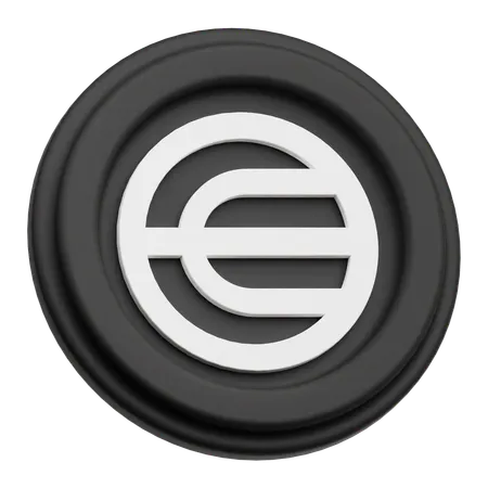 Worldcoin Coin  3D Icon
