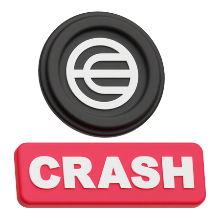 Worldcoin Crash  3D Icon