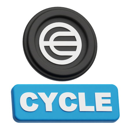 Worldcoin Cycle  3D Icon