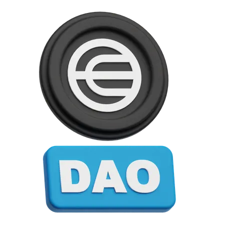 Worldcoin Dao  3D Icon