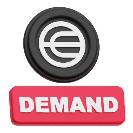 Worldcoin Demand  3D Icon