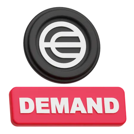 Worldcoin Demand  3D Icon