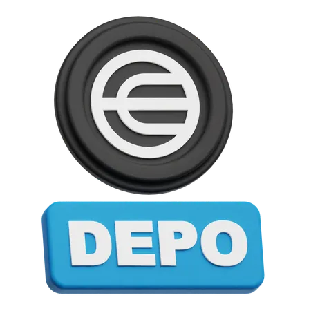 Worldcoin Depo  3D Icon