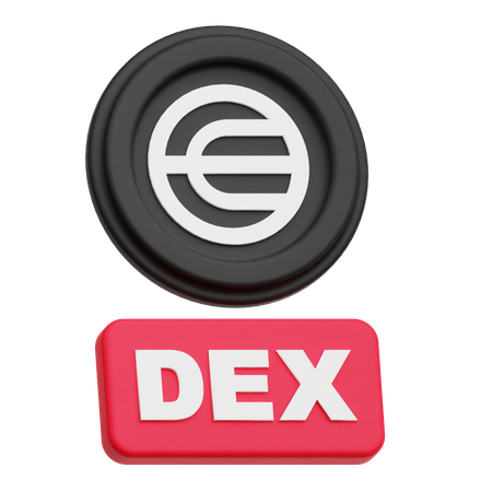 Worldcoin Dex  3D Icon