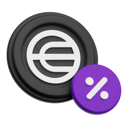 Worldcoin Disocunt  3D Icon