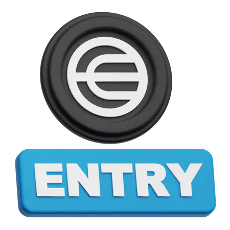 Worldcoin Entry  3D Icon