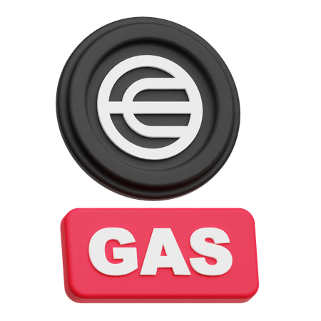 Worldcoin Gas  3D Icon