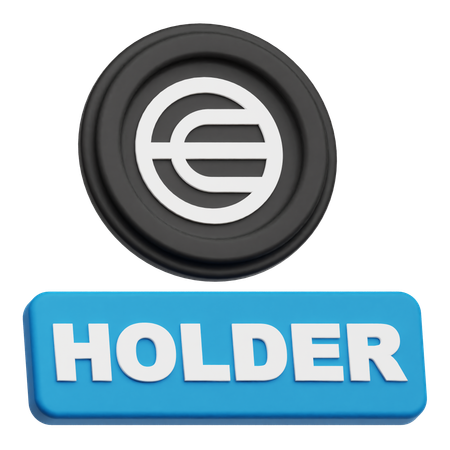 Worldcoin Holder  3D Icon