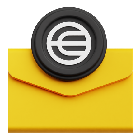 Worldcoin Mail  3D Icon