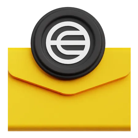 Worldcoin Mail  3D Icon