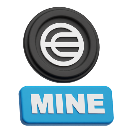 Worldcoin Mine  3D Icon