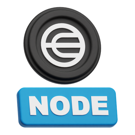 Worldcoin Node  3D Icon