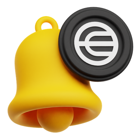 Worldcoin Notification  3D Icon