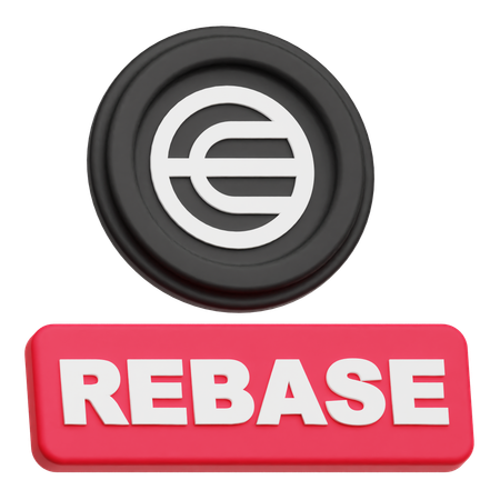 Worldcoin Rebase  3D Icon