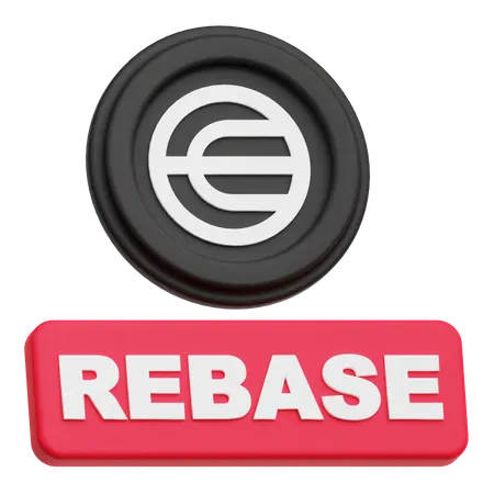 Worldcoin Rebase  3D Icon