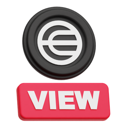 Worldcoin View  3D Icon