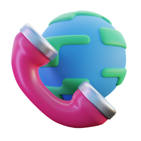 Worldwide Customer Support  3D Icon