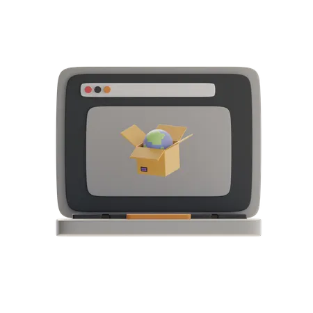 Worldwide Delivery  3D Icon