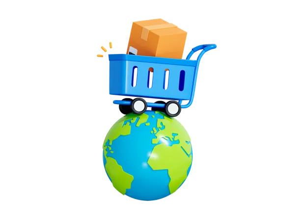 Worldwide Delivery  3D Icon