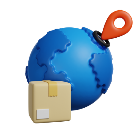 Worldwide Delivery  3D Icon