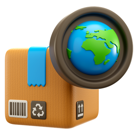 Worldwide Delivery  3D Icon