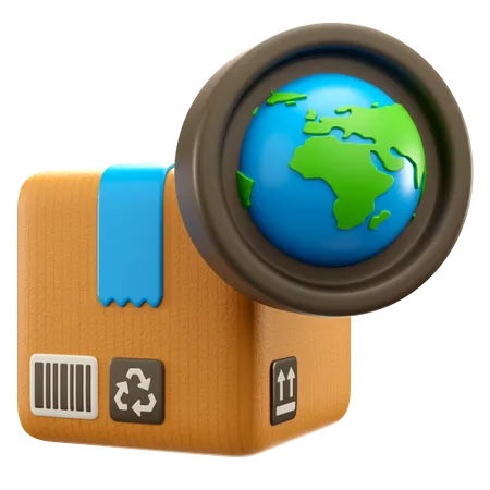 Worldwide Delivery  3D Icon