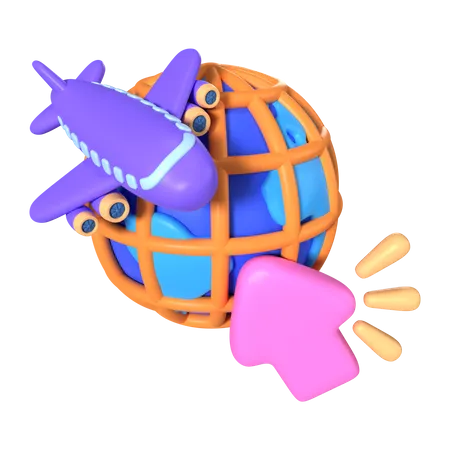 Worldwide Delivery  3D Icon