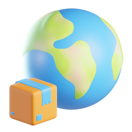 Worldwide Delivery  3D Icon