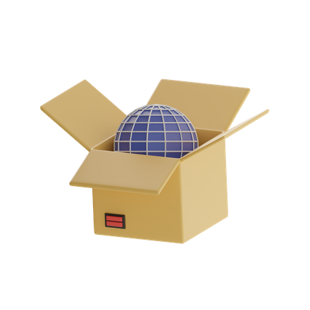 Worldwide Delivery  3D Icon