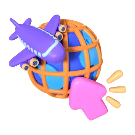 This Is World Delivery 3 D Render Illustration Icon High Resolution Png File Isolated On Transparent Background Available 3 D Model File Format BLEND OBJ FBX And GLTF 3D Icon