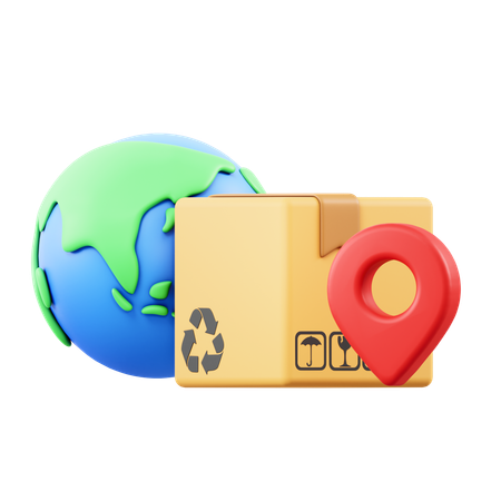 Worldwide Logistic  3D Icon