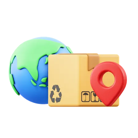Worldwide Logistic  3D Icon