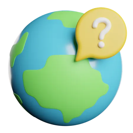 Worldwide Quiz  3D Icon