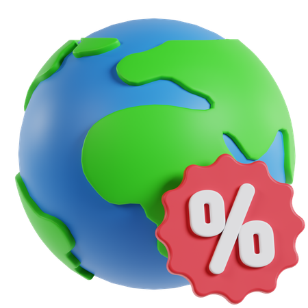 Worldwide Sales  3D Icon