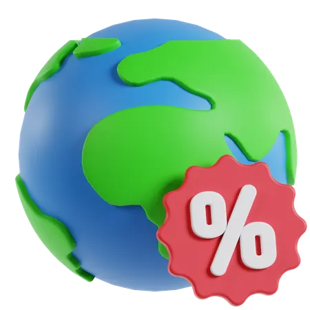Worldwide Sales  3D Icon