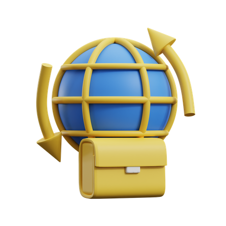 Worldwide Shipping  3D Icon