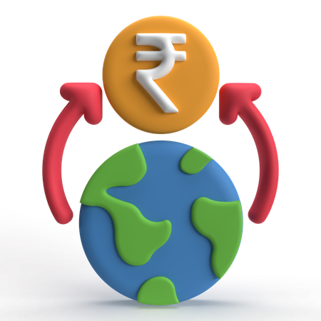 Worldwide Transaction  3D Icon