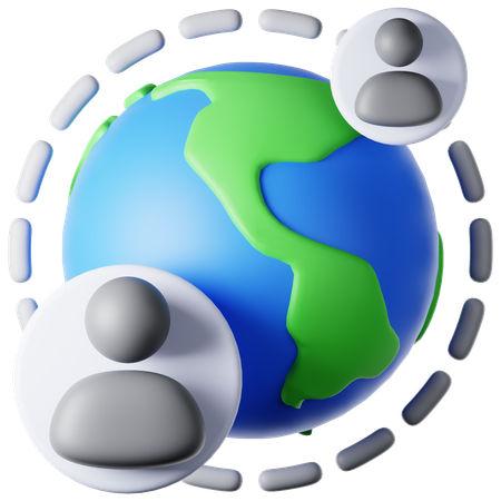 Worlwide  3D Icon