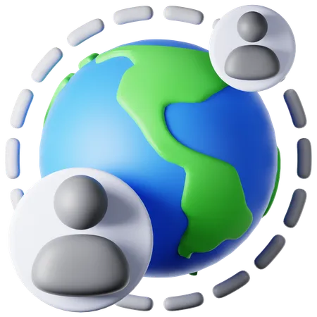 Worlwide  3D Icon