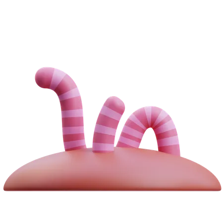 Worm  3D Icon