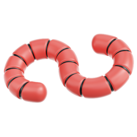 Worm  3D Icon