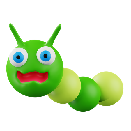 Worm  3D Icon